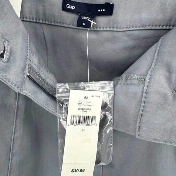 NWT Gap Grey Pleated Mini Skirt Women's Sz 6 - Picture 8 of 11